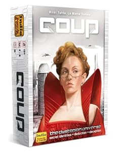 Coup - The Fast, Fun Bluffing Party Game for 2-6 Players. Perfect for Family Game Night with your Teens or Friends. Can you get away with your bluff? Over 1 Million copies sold!