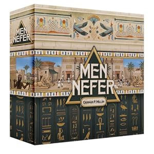 Men-Nefer Board Game - Journey Through Ancient Egypt! Worker Placement Strategy Game, Fun Family Game for Kids & Adults, Ages 14+, 1-4 Players, 60-120 Minute Playtime, Made by Ludonova